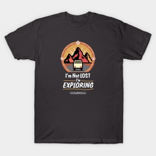 I'm Exploring, dark T-Shirt